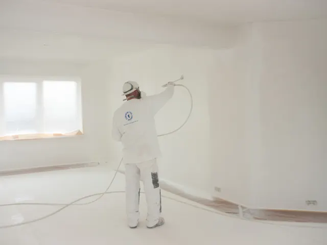 Wandafwerking in een lichte ruimte